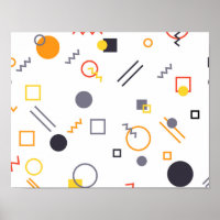Cool, unique, trendy, urban abstract illustration