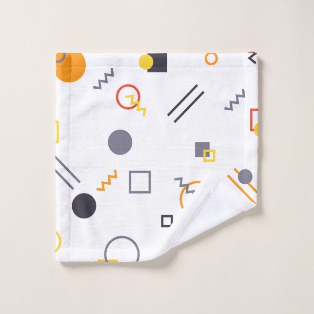 Cool, unique, trendy, urban abstract illustration wash cloth (Wash Cloth)