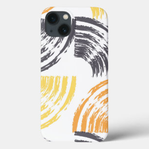 Cool, unique, trendy, urban colourful brush stroke iPhone 13 case