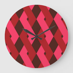 Cool, unique, trendy, urban geometric shapes large clock