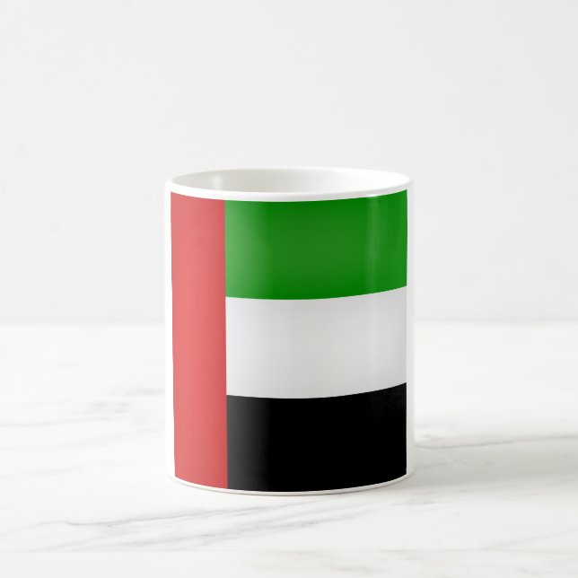 Cool United Arab Emirates Flag Coffee Mug (Center)