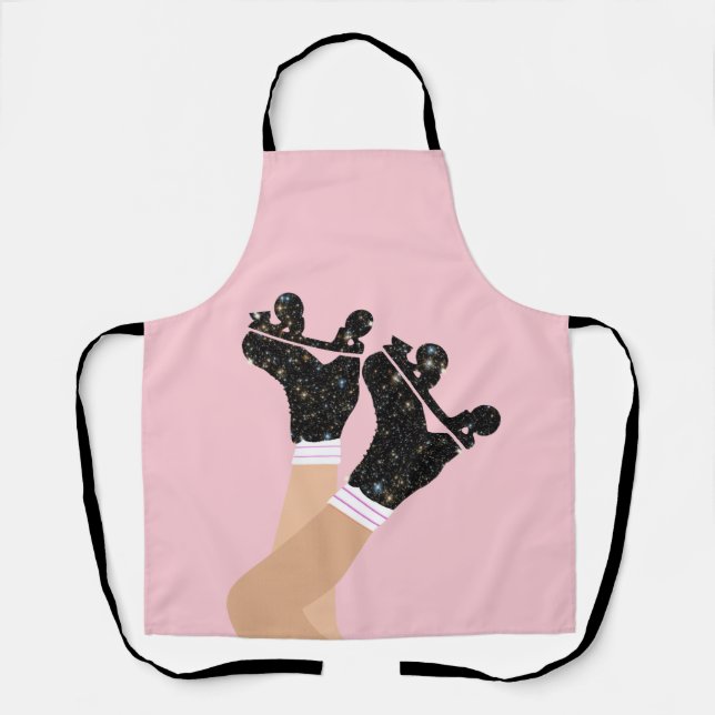 Cool Universe Roller Skates Derby Skater Gift   Apron (Front)
