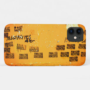 Cool Urban Asian Unique Wall Art Yellow Case-Mate iPhone Case