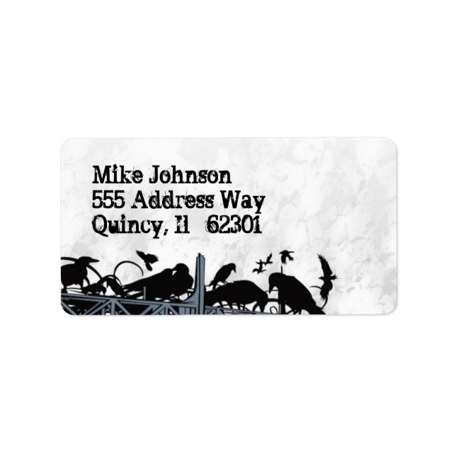 Cool Urban Crows Label (Front)