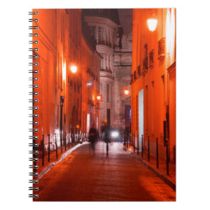 Cool, urban, modern photo of Parisian lifestyle Spiral Notebook