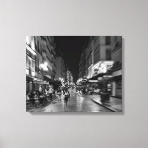 Cool, urban Parisian lifestyle and culture Canvas Print