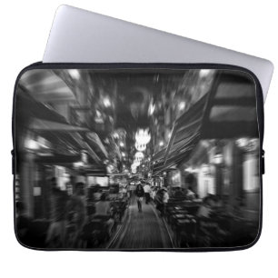 Cool, urban photo of woman walking in Istanbul Laptop Sleeve