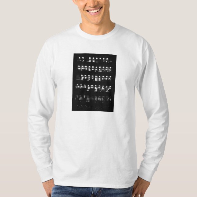 Cool Urban Print Mens Long Sleeve top (Front)