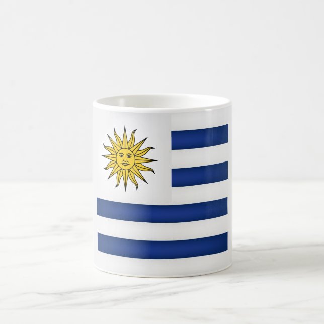 Cool Uruguay Flag Coffee Mug (Center)