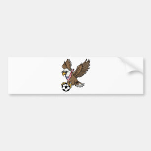 Cool USA Soccer Eagle Sunglasses Vintage Patriotic Bumper Sticker