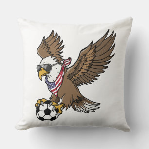 Cool USA Soccer Eagle Sunglasses Vintage Patriotic Cushion