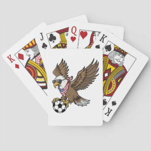 Cool USA Soccer Eagle Sunglasses Vintage Patriotic Playing Cards