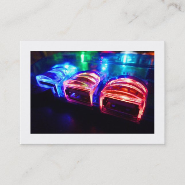 Cool USB Hub II (bordered) Business Card (Front)