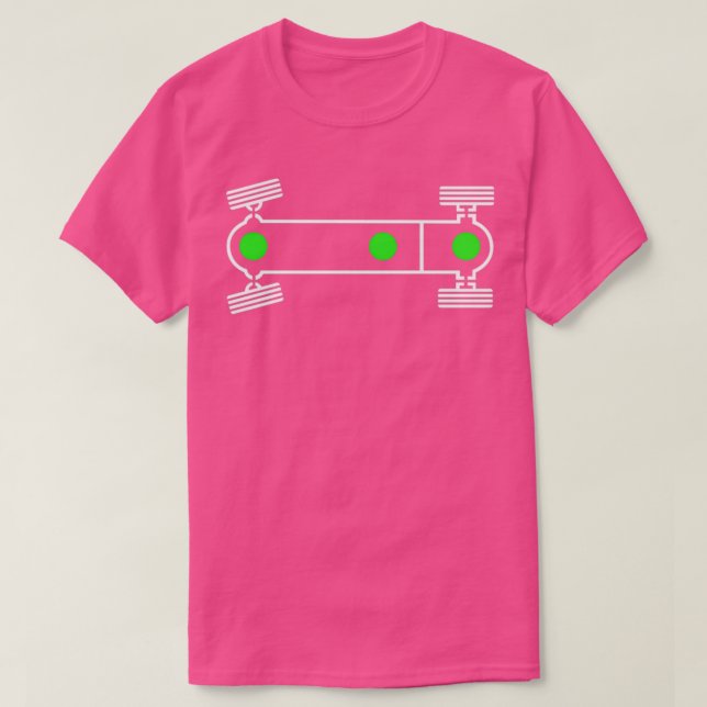 Cool Vanagon T3 Syncro DiffLock Bulli illustration T-Shirt (Design Front)