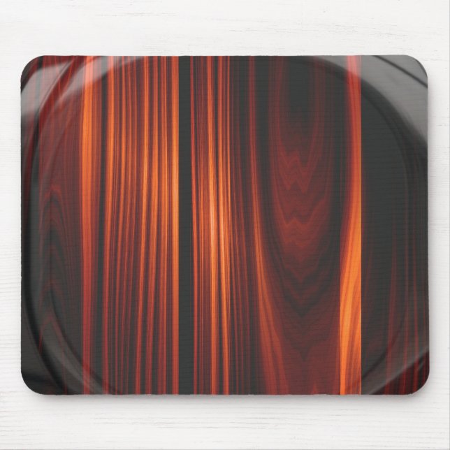 Cool Varnished Wood Mousepad (Front)
