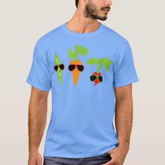 Cool Veggies Sunglasses Gardening Vegetables Gift T-Shirt
