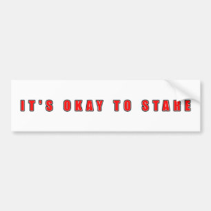Cool Vehicle Enthusiasm in Eye-Catching Style Bumper Sticker