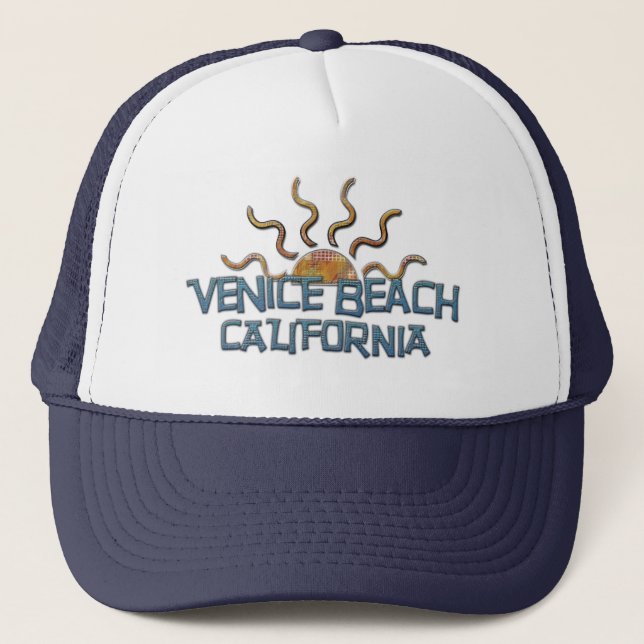 Cool Venice Beach Hat! Trucker Hat (Front)
