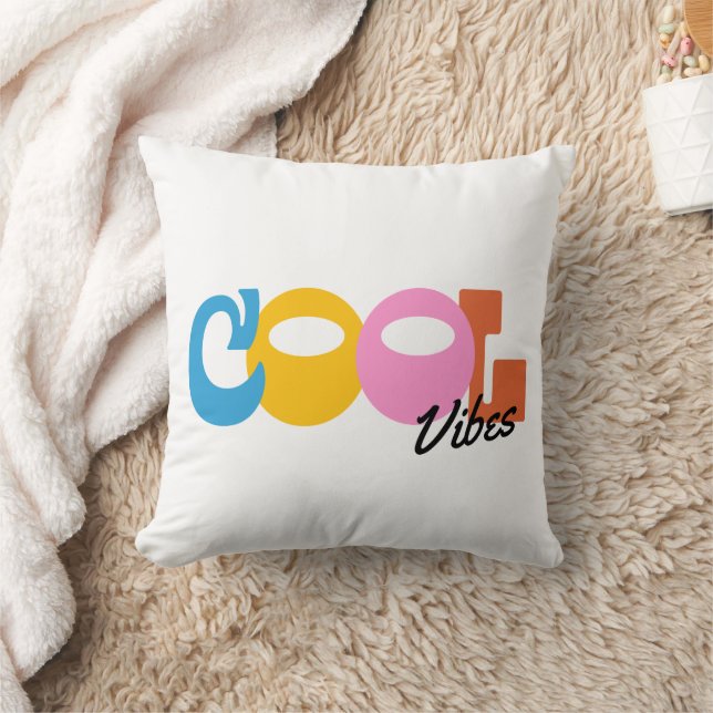 Cool Vibes Decorative Pillow (Blanket)