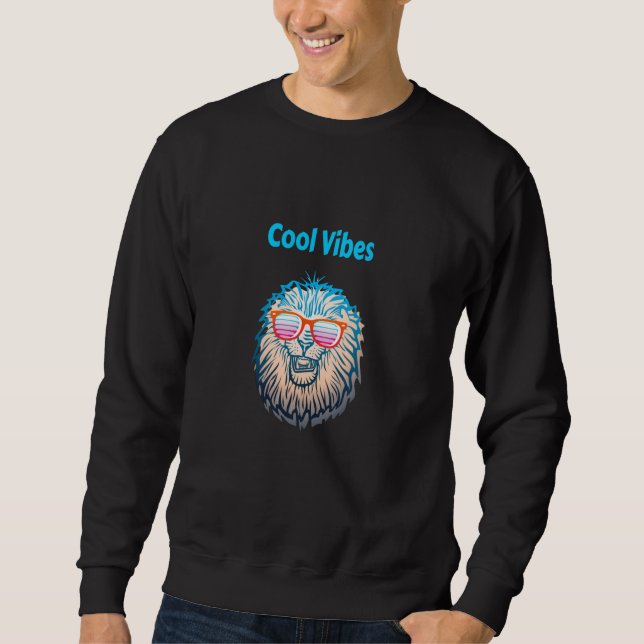 Cool Vibes Lion Sweatshirt (Front)