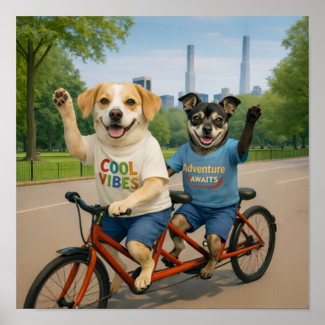 "Cool Vibes" Poster (Front)