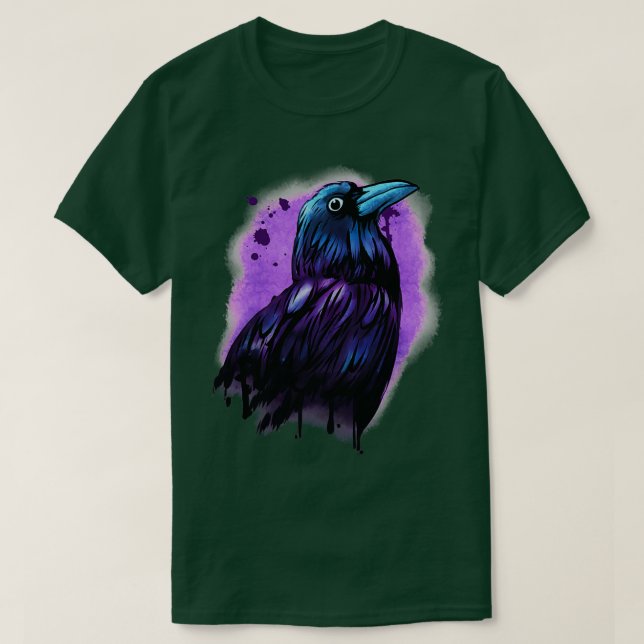 Cool Viking Gift Print Print Norse Raven Birding G T-Shirt (Design Front)