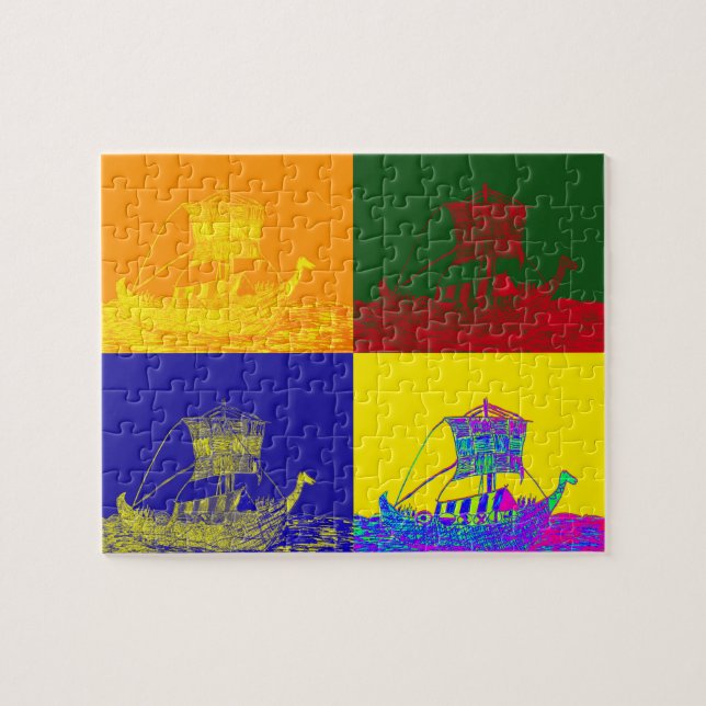 COOL VIKINGS: POP JIGSAW PUZZLE (Horizontal)
