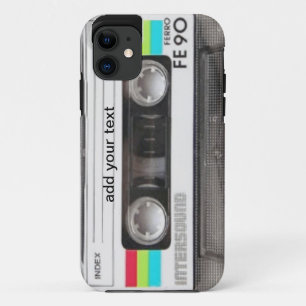 Cool Vintage 80's Cassette Retro Girly Holiday Case-Mate iPhone Case