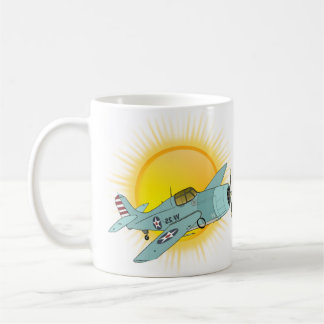 cool vintage aeroplane sunshine coffee mug