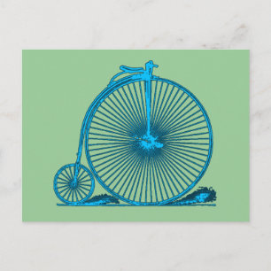 Cool Vintage Bicycle Illustration Products Postcard