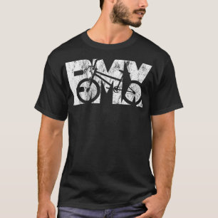 Cool Vintage BMX bike fan racing for biker boys gi T-Shirt