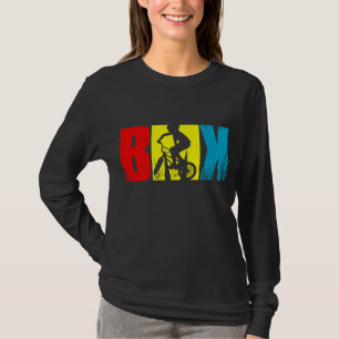 Cool Vintage BMX bike fan racing for boys girls ki T-Shirt