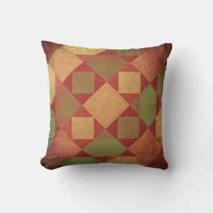 Cool vintage canvas pattern cushion