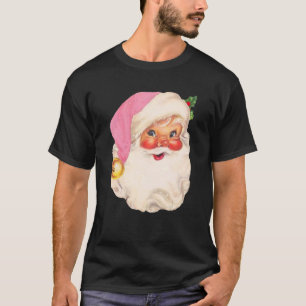 Cool Vintage Christmas Santa Claus Face Xmas Gitts T-Shirt