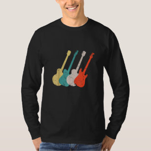 Cool Vintage Guitar For Men Women Guitarist Guitar T-Shirt