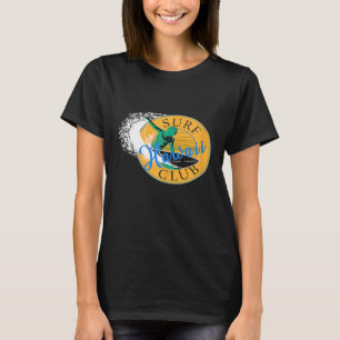 Cool Vintage Hawaii Surf Club Surfboard Waves Surf T-Shirt