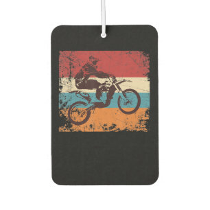 Cool Vintage Motocross Gift For Motorbike Lovers Car Air Freshener