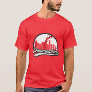 Cool Vintage Philly Baseball Lovers Baseball Fans T-Shirt
