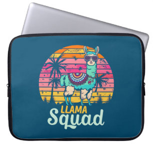 Cool Vintage Retro Llama Squad Laptop Sleeve