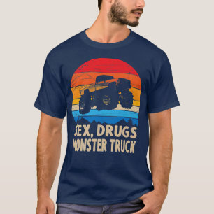 Cool Vintage Retro Monster Truck  T-Shirt