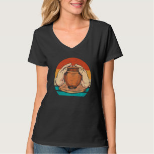 Cool Vintage Retro Pottery Artist Clay Ceramic Art T-Shirt