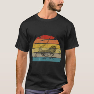 Cool Vintage Retro Sunset Bearded Dragon T-Shirt