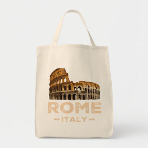 Cool Vintage Roma Italia Colosseum Souvenirs Rome  Tote Bag