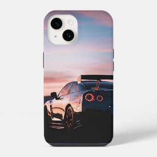 cool vintage sport cars skyline iPhone 14 case