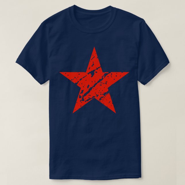Cool Vintage Star T-Shirt (Design Front)