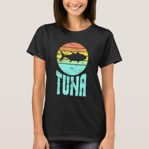 Cool Vintage Tuna Artwork Fishing Tuna Fishermans T-Shirt