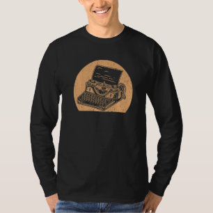 Cool Vintage Typewriter For Men Women Author Write T-Shirt