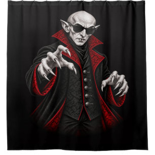 Cool Vintage Vampire Nosferatu Shower Curtain