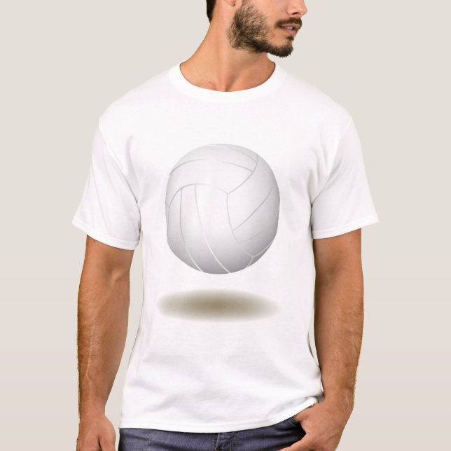 Cool Volleyball  Emblem 1 T-Shirt (Front)