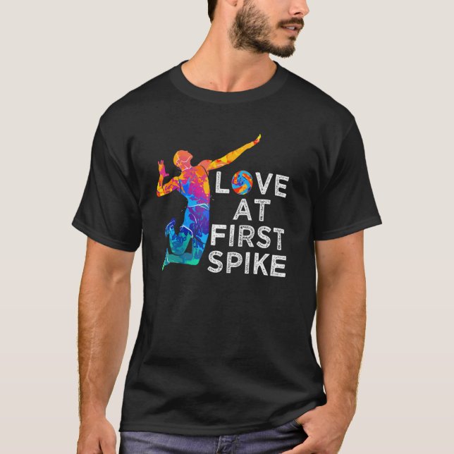 cool volleyball for fans T-Shirt (Front)